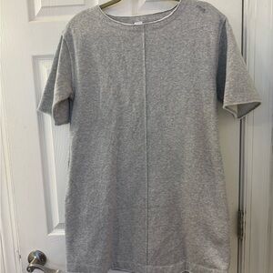 Melrose and Market Heather Gray sweatshirt dress
